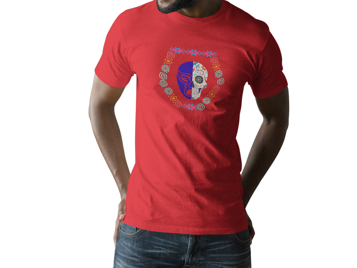 Lucha Calavera Tee