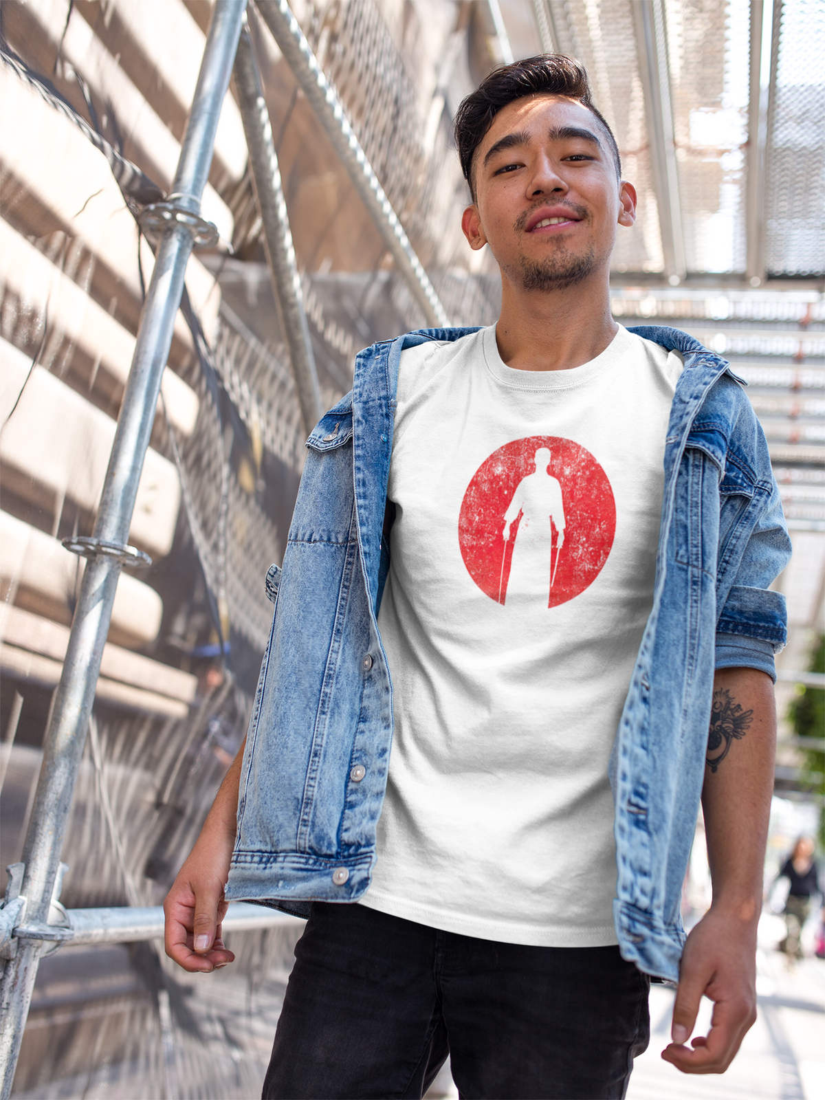 Twin Blades Rising Tee