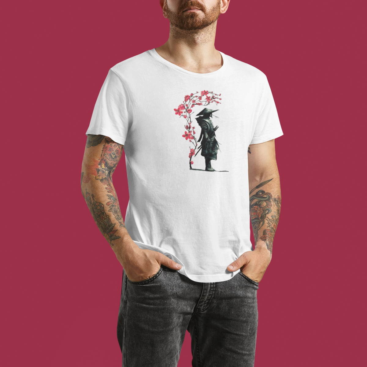 Sakura Sentinel Tee